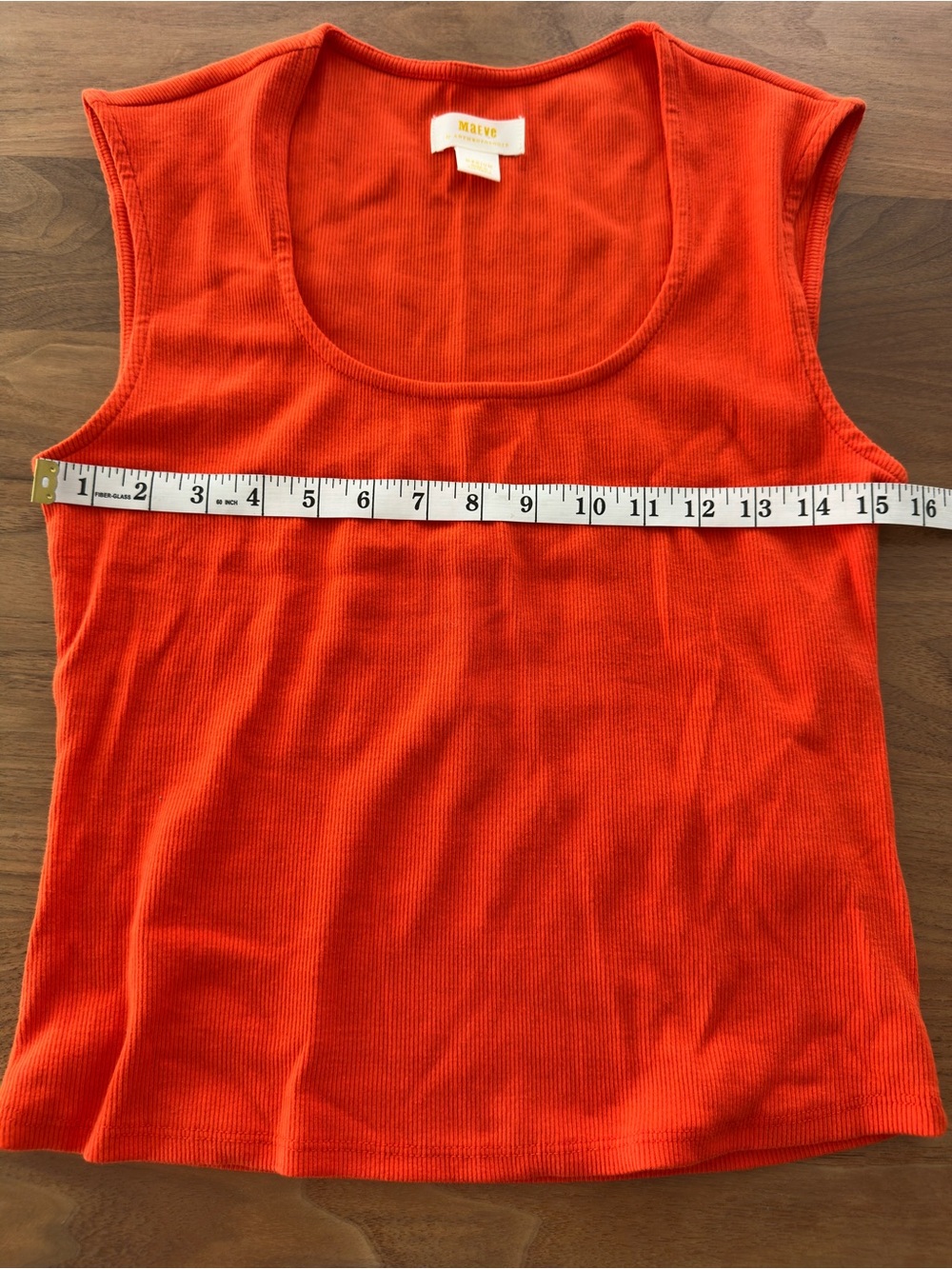 Maeve Square-Neck Ribbed Tank - Picture 3 of 6